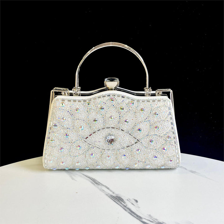 Decorative Crystal Detail Evening Handbag