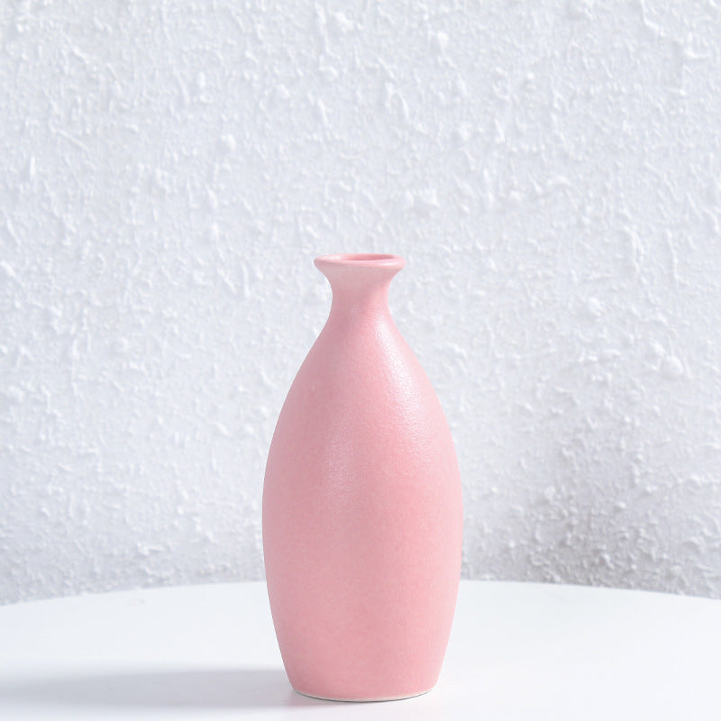 Minimalist Textured Ceramic Flower Vase Kalsten
