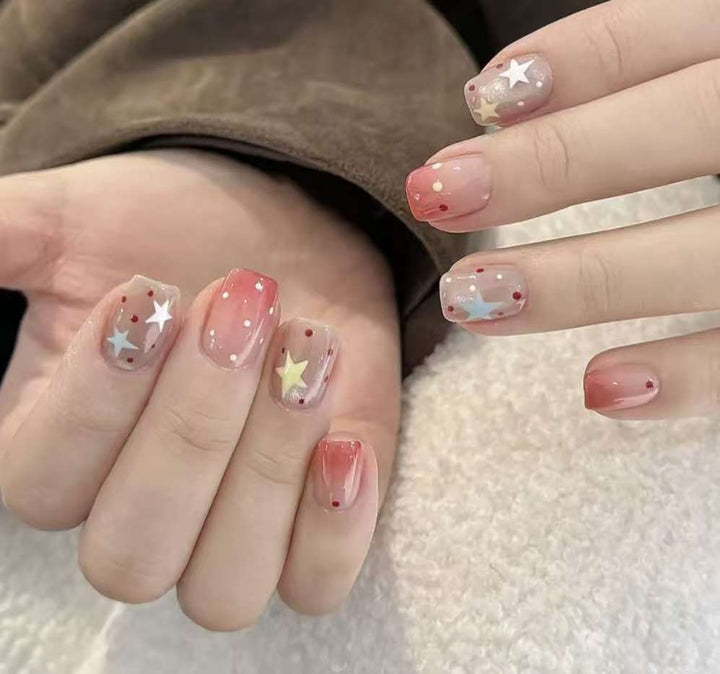 Elegant Ombre Stiletto Nail Extensions