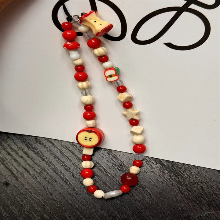 Beaded Charm Mobile Strap Kalsten