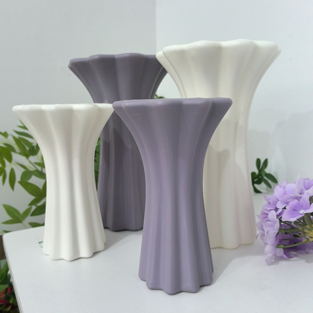 Sculpted Decorative Floral Vase Kalsten