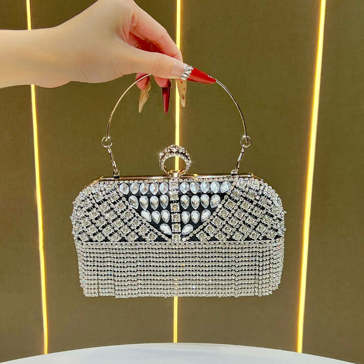 Crystal Fringe Evening Handbag