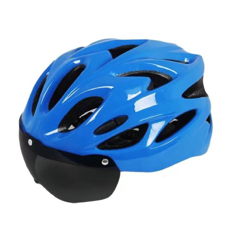 Bicycle helmet with integrated sun visor and optimal ventilation Kalsten