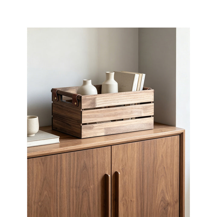 Robust storage basket with practical handles Kalsten