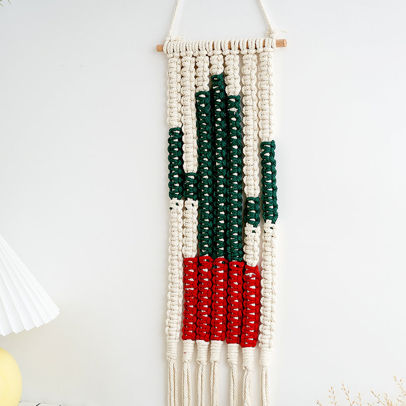 Macramé Desert Cactus Wall Hanging Decor Kalsten