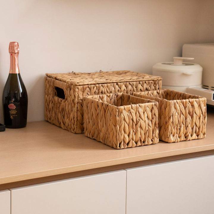 Handwoven Natural Storage Basket Kalsten