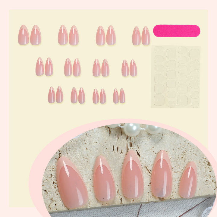 Natural French Tip Press-On Nails