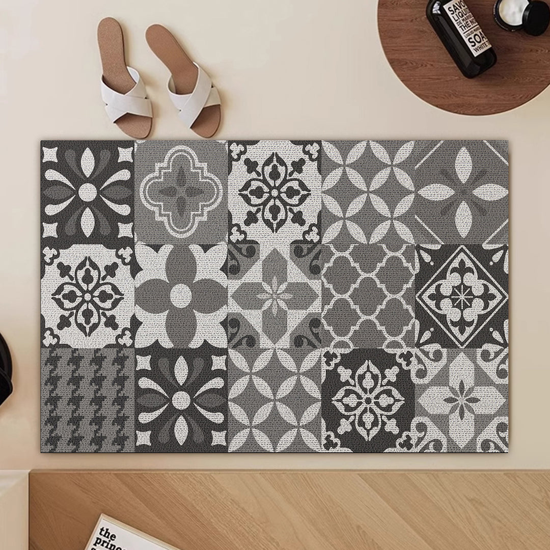 Decorative Engraved Floor Mat