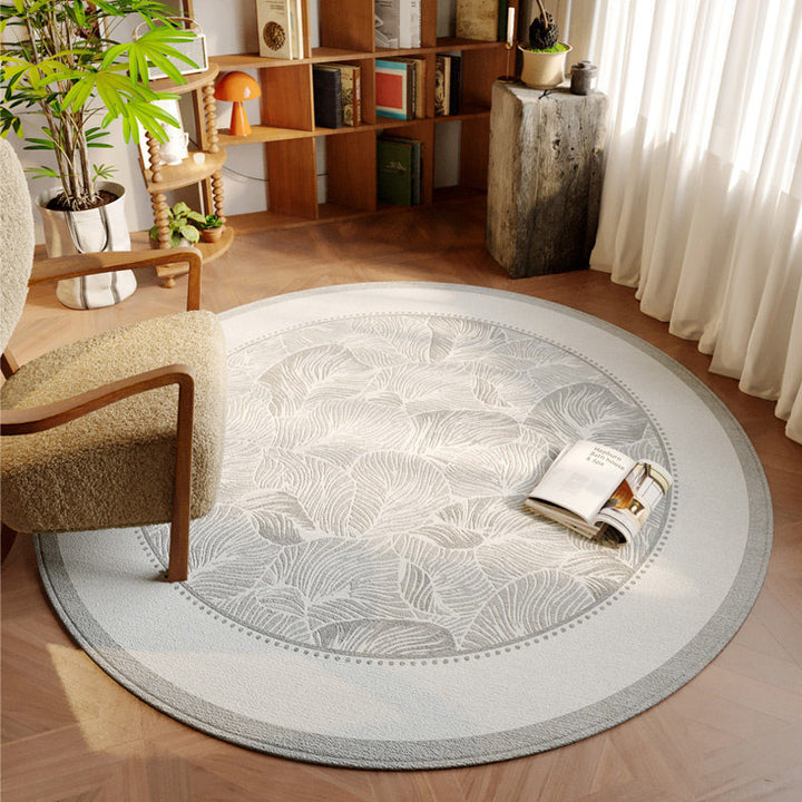 Artistic Abstract Round Area Rug for Home Decor