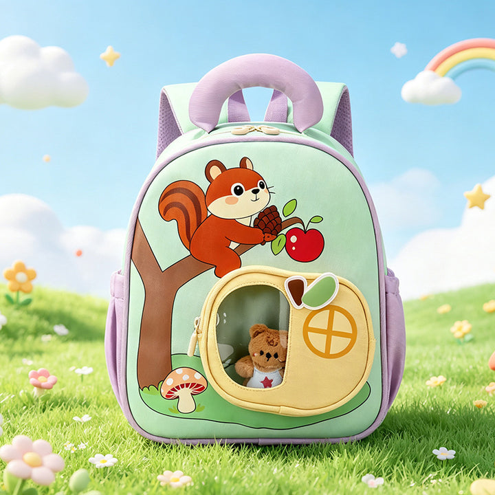 Children's Cute Animal-Themed School Backpack