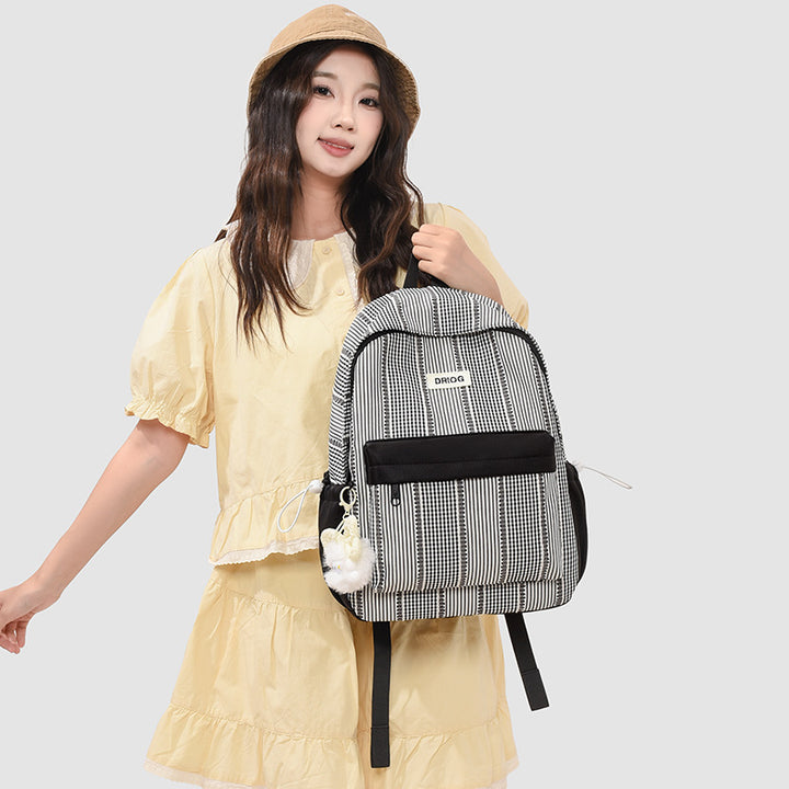 Playful Striped Backpack Kalsten