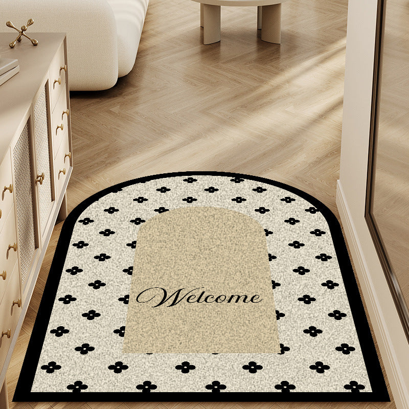 Elegant Textured Welcome Mat