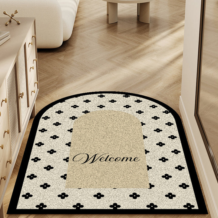 Elegant Textured Welcome Mat