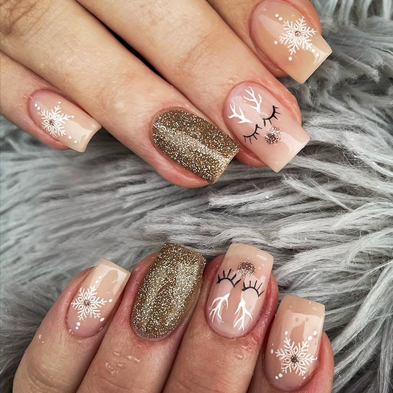 Glittery Press-On Nail Collection Kalsten
