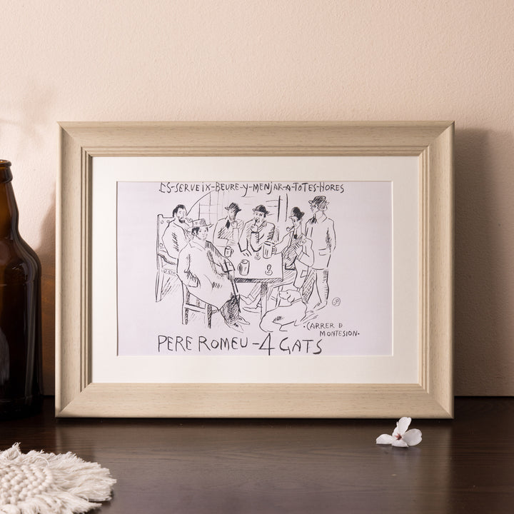 Artistic Cityscape Print Frame for Home Decor