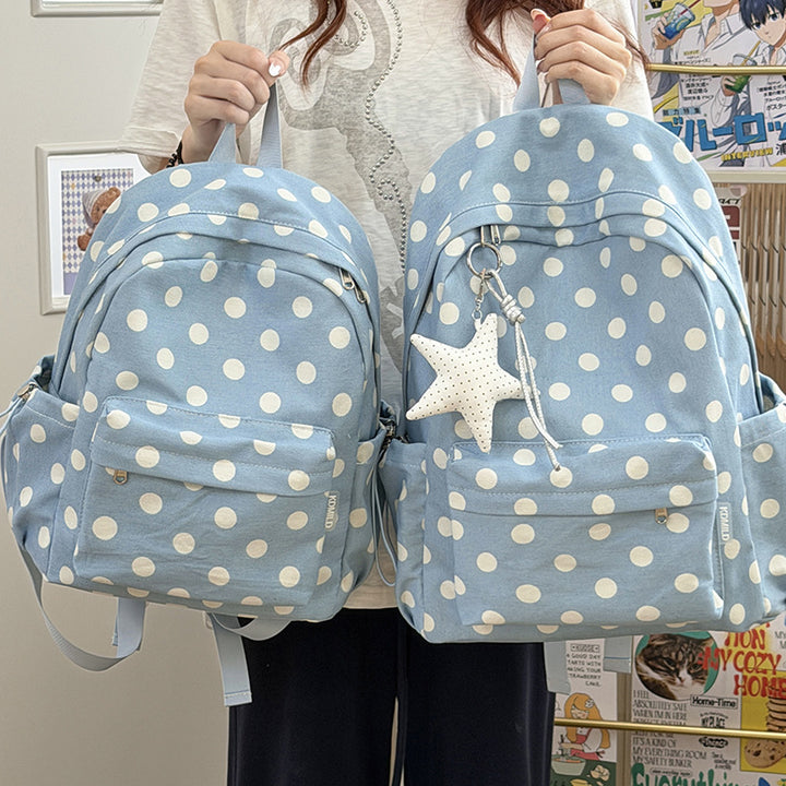 Playful Polka Dot Backpack Kalsten