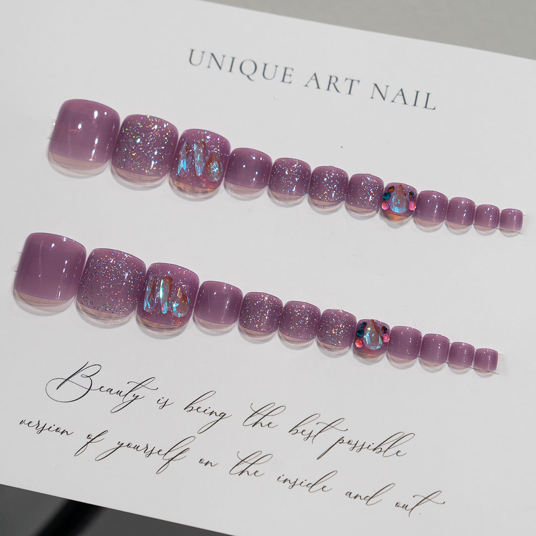 Decorative Gel Pedicure Nail Art