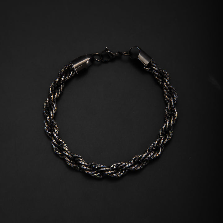 Braided Gold Statement Bracelet Kalsten