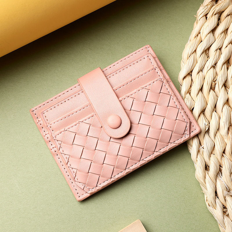 Premium Textured Leather Card Wallet