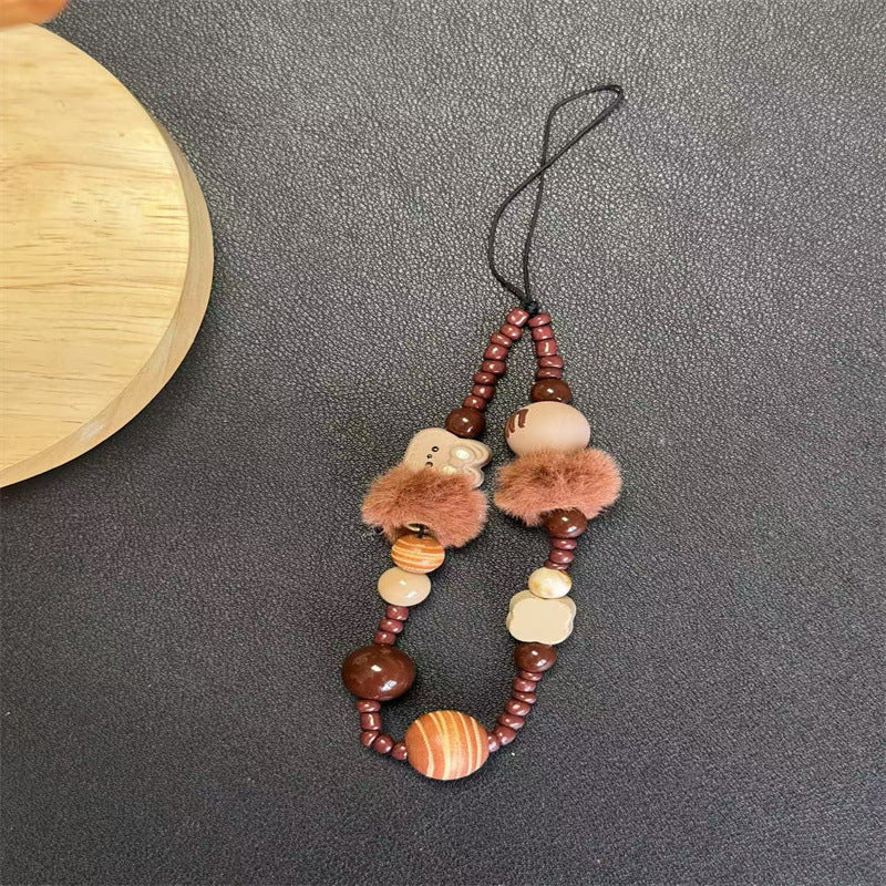 Unique Handcrafted Beaded Charm Keychain Kalsten