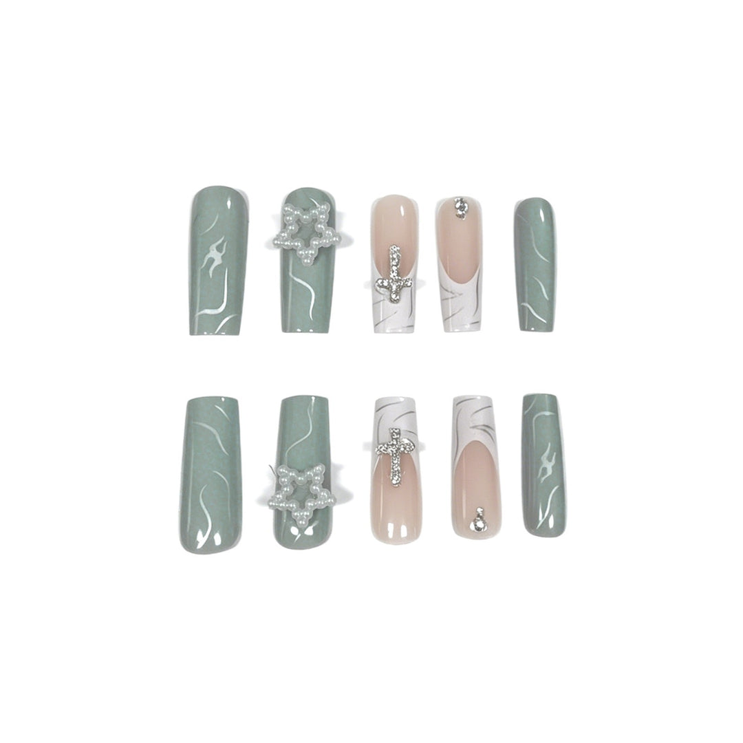 Elegant Decorative Acrylic Nail Enhancements Kalsten