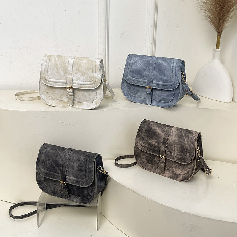Vintage-Inspired Crossbody Satchel Kalsten