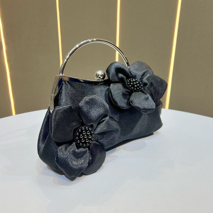 Floral Accent Clutch