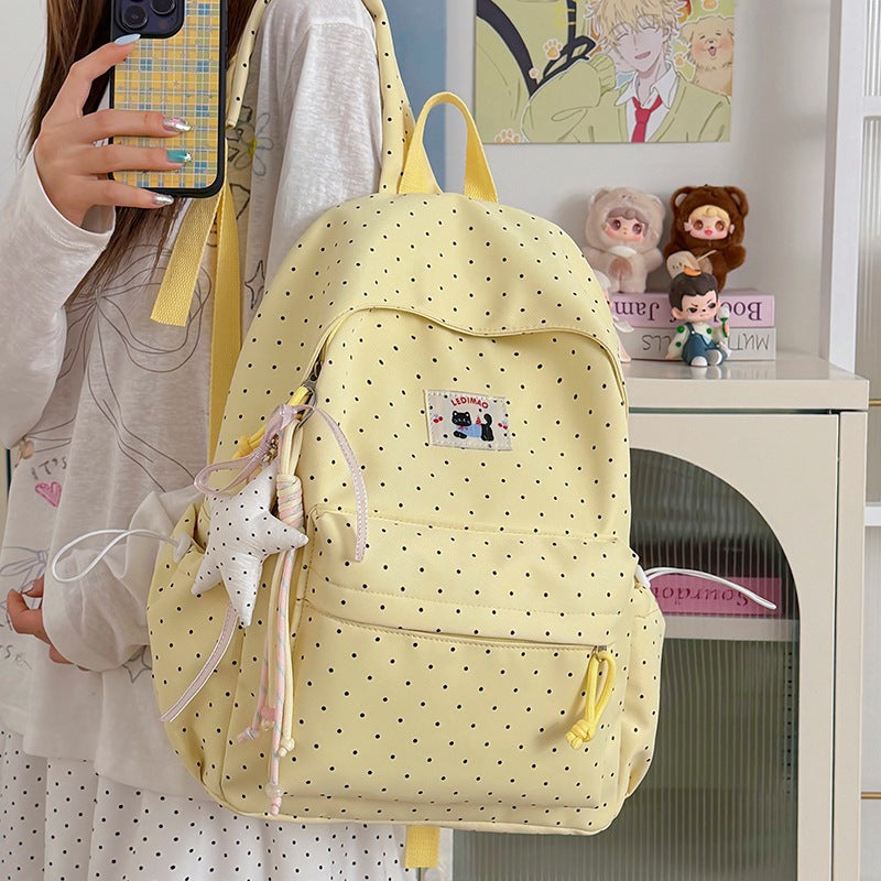 Cute Polka-Dot Backpack Kalsten