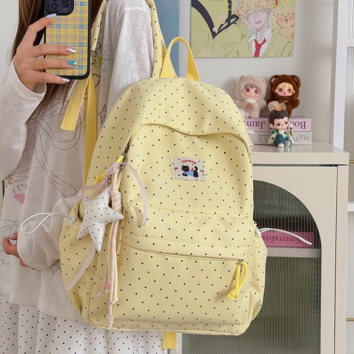 Cute Polka-Dot Backpack Kalsten