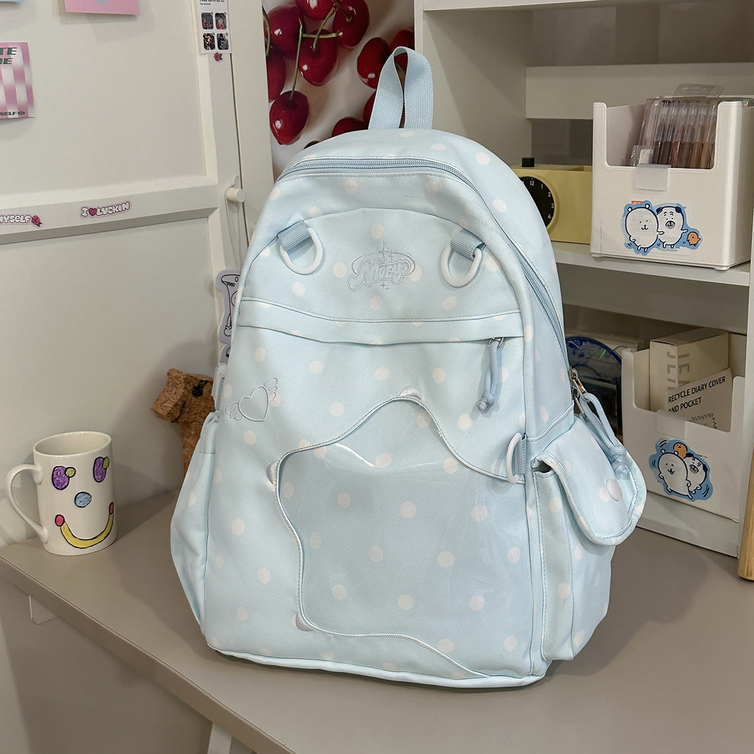 Stylish Polka Dot Backpack Kalsten 1791205375