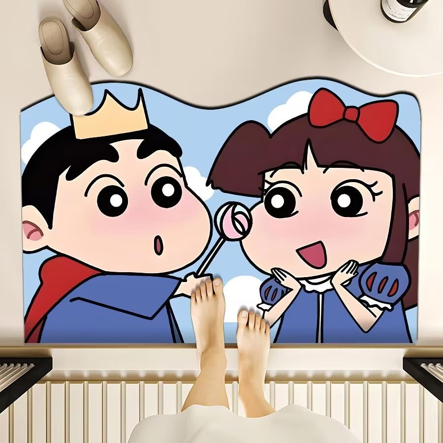 Playful Cartoon-Themed Floor Mat Kalsten