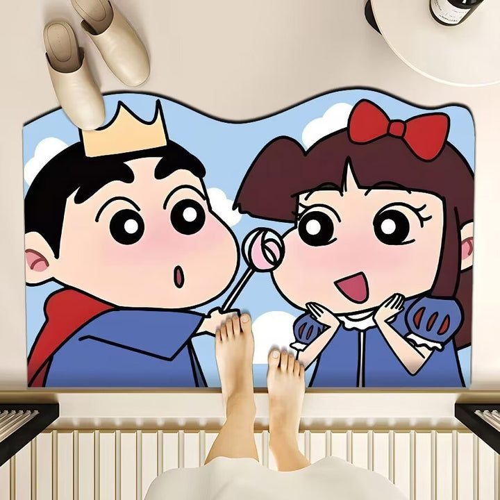 Playful Cartoon-Themed Floor Mat Kalsten