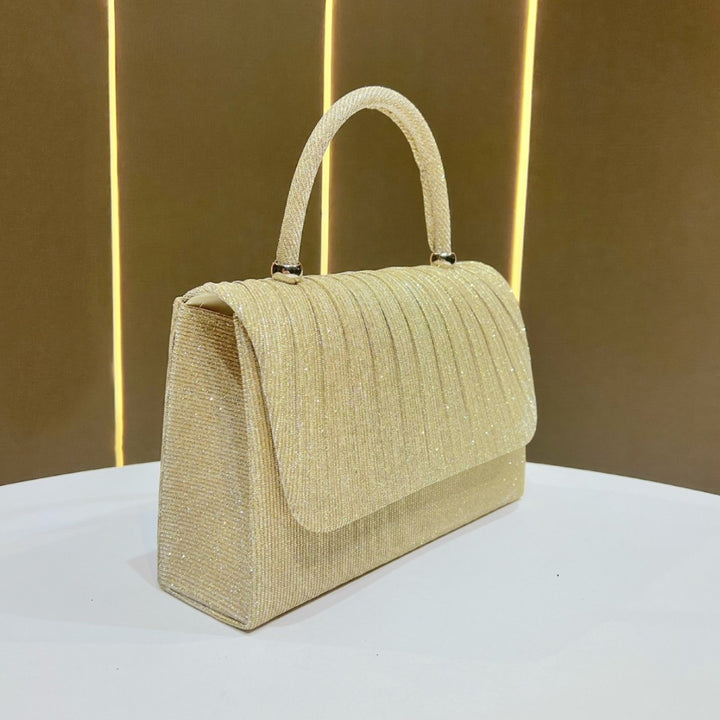 Pleated Evening Handbag
