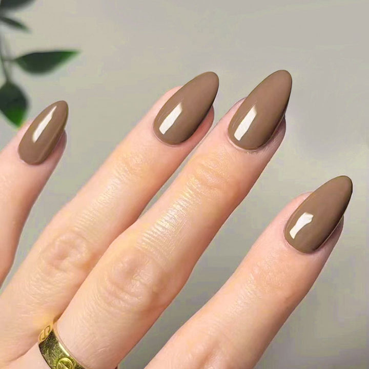 Artificial nails with modern night motif Kalsten