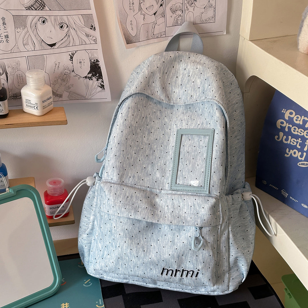 Stylish Dot-Patterned Backpack Kalsten