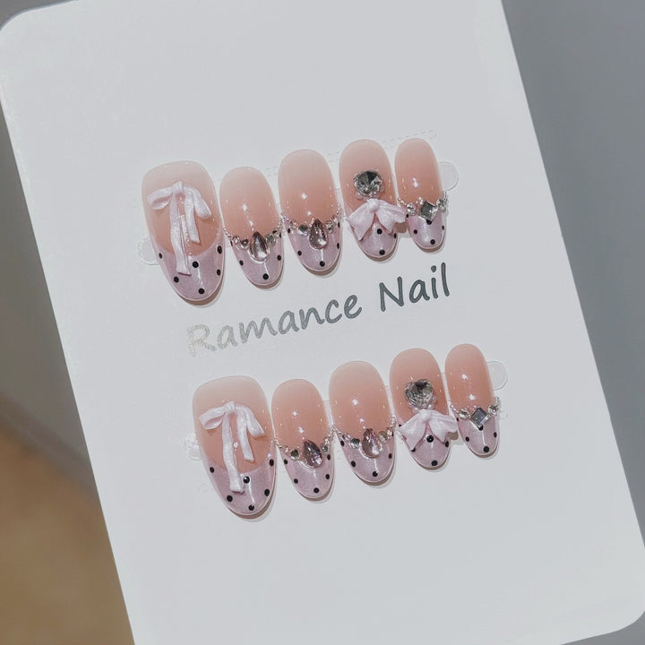 Elegant Decorative Press-On Nail Art Kalsten