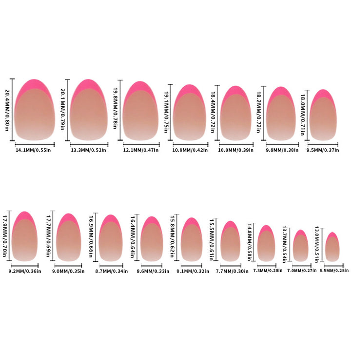 Acrylic nail set with elegant tips and creative color accents Kalsten