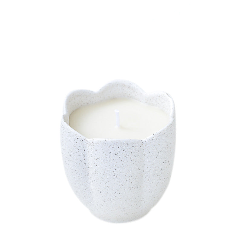 Decorative Organic Ceramic Candle Holder Kalsten