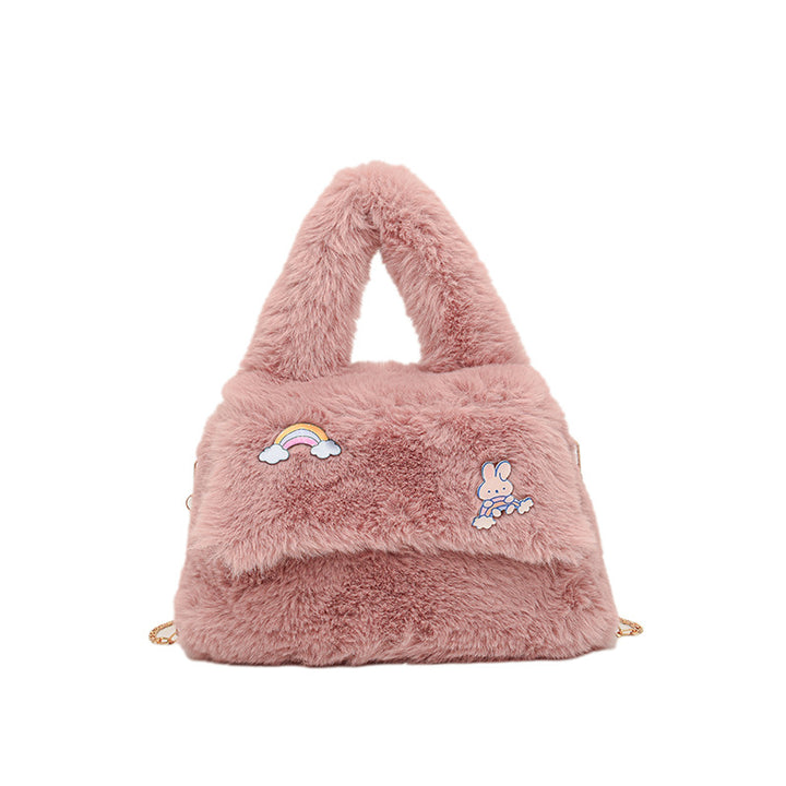 Playful Plush Handbag