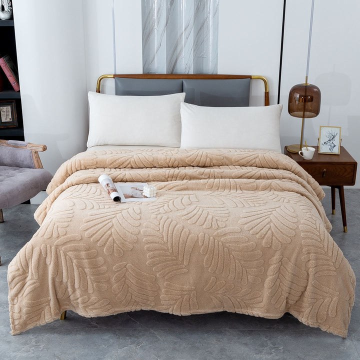 Soft Textured Plush Blanket