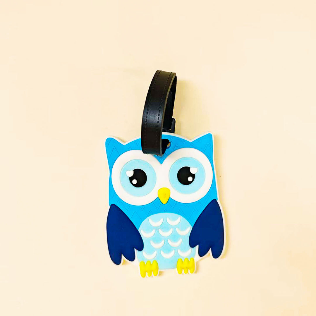 Unisex Luggage Tag in Artistic Owl Design Kalsten