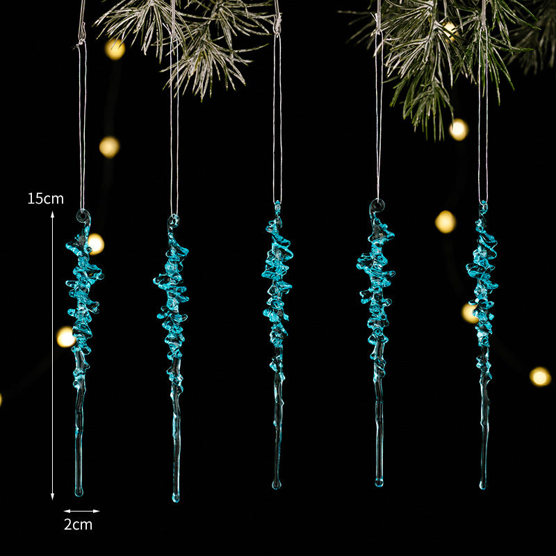 Hanging Icicle Ornament Set