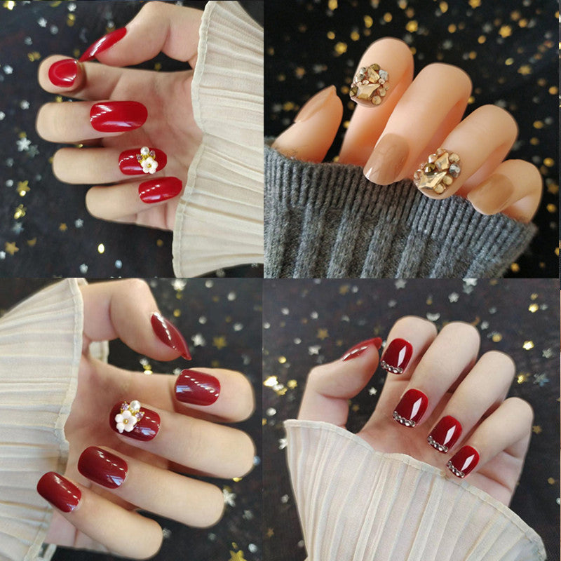 Elegant French Tip Press-On Nail Art