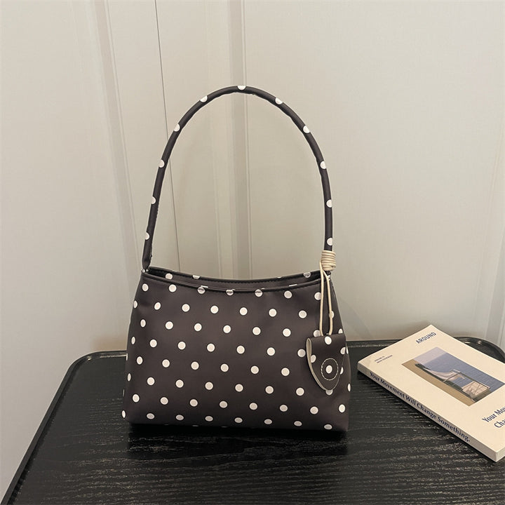 Casual Polka Dot Shoulder Handbag