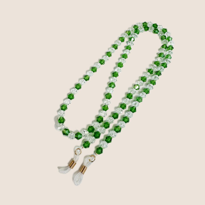 Beaded Eyewear Chain with Clear Tips Kalsten