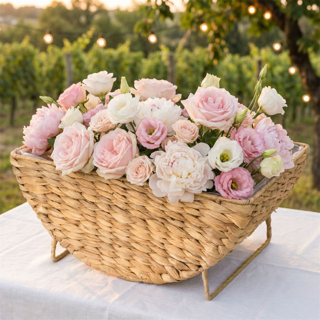 Natural Woven Serving Tray Kalsten