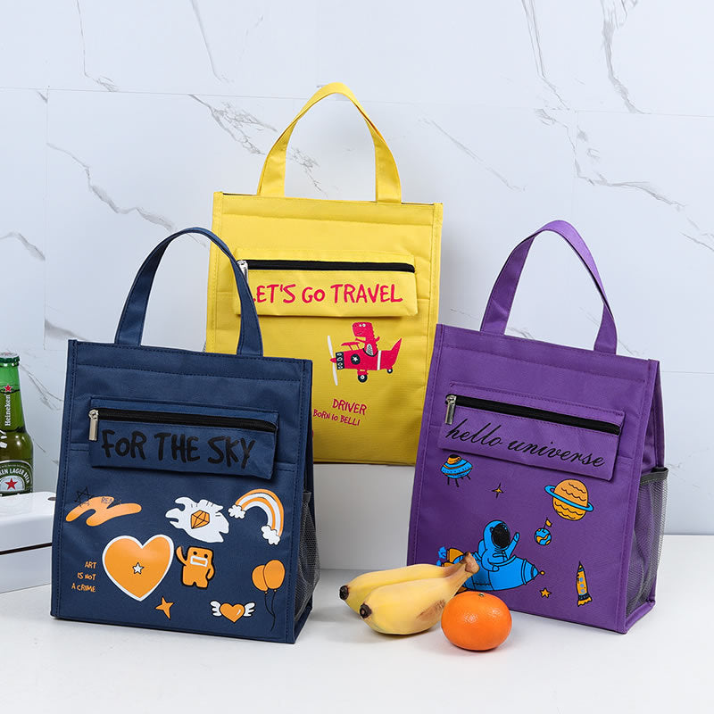 Fun-Themed Insulated Lunch Tote Kalsten