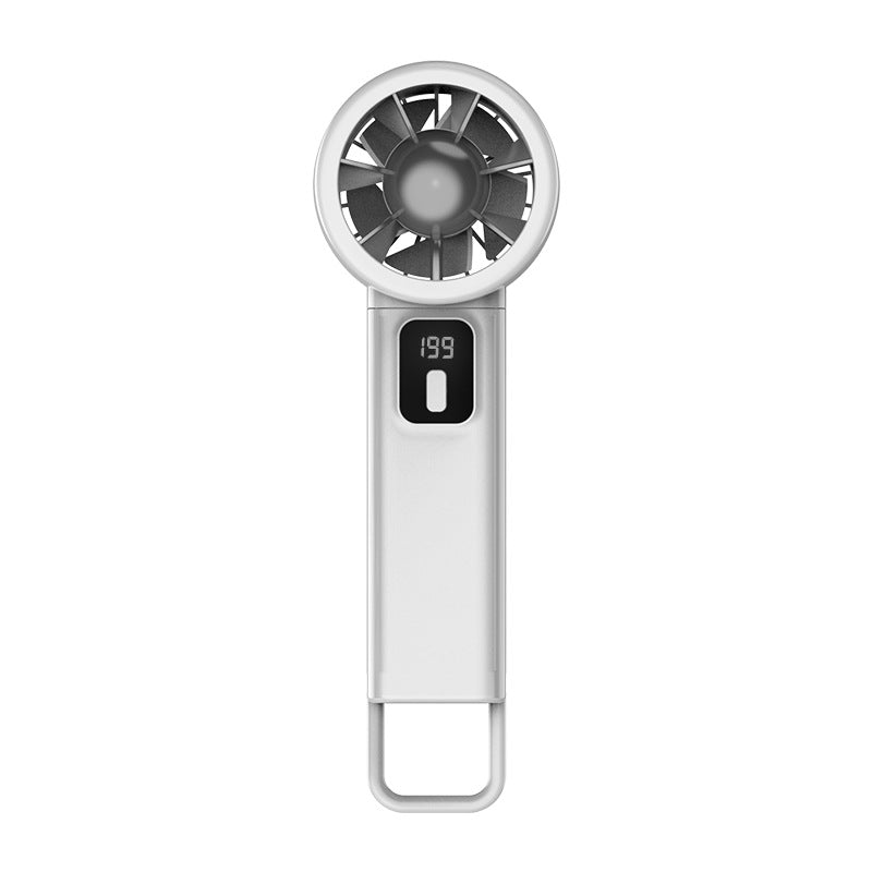 Ladies portable mini fan with digital display Kalsten