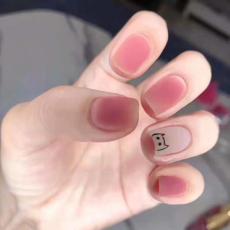 Cute Cartoon-Themed Press-On Nail Art Set