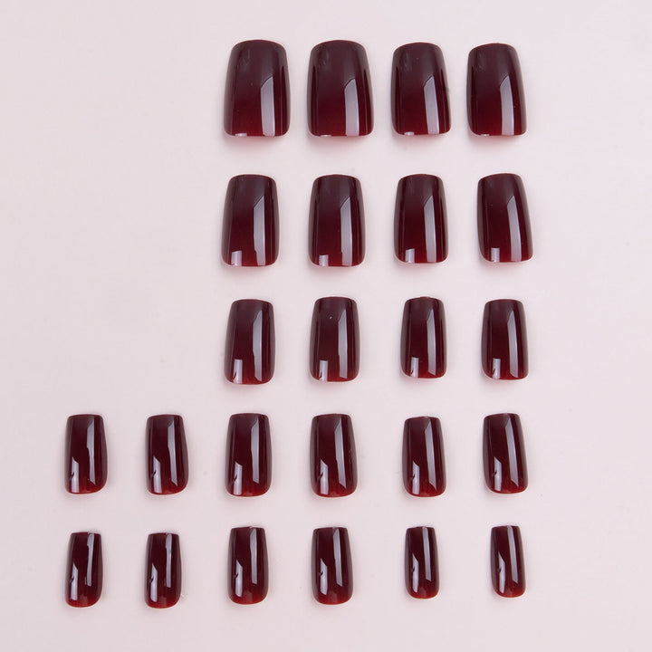 Glossy Square Press-On Nails  1791110706